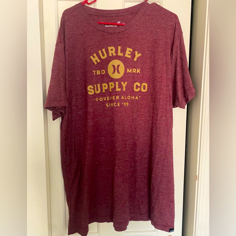 Men’s Red Hurley T-shirt | Men’s red Hurley Top